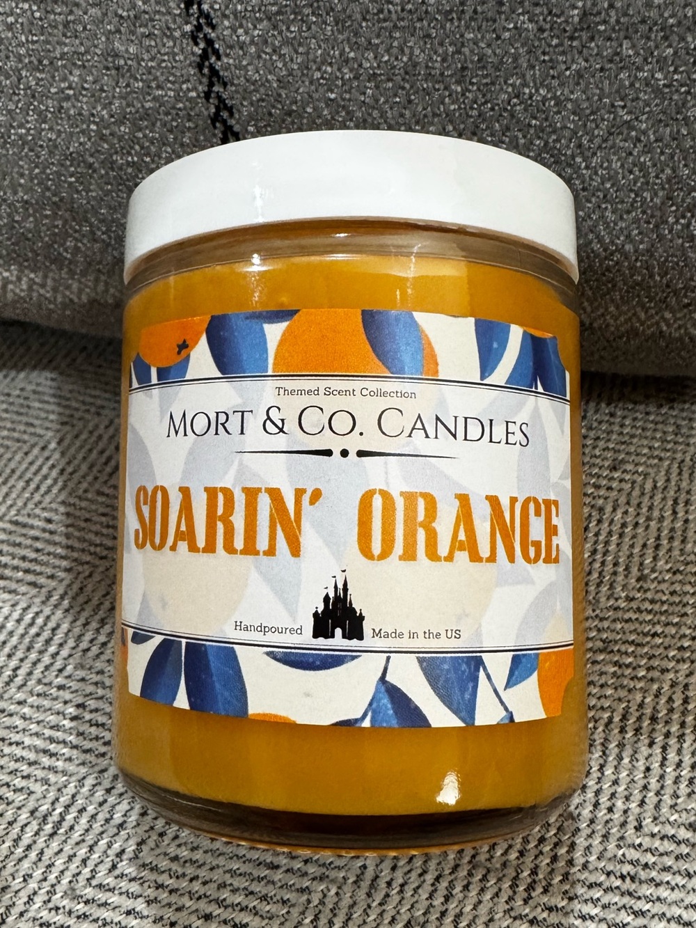 Mort & Co. Soarin' Orange Scented Candle - Orange